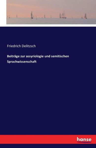 Cover for Delitzsch · Beiträge zur assyriologie und (Book) (2016)
