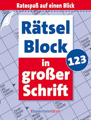 Cover for Eberhard Krüger · Rätselblock in großer Schrift 123 (5 Exemplare à 2,99 €) (Buch) (2024)