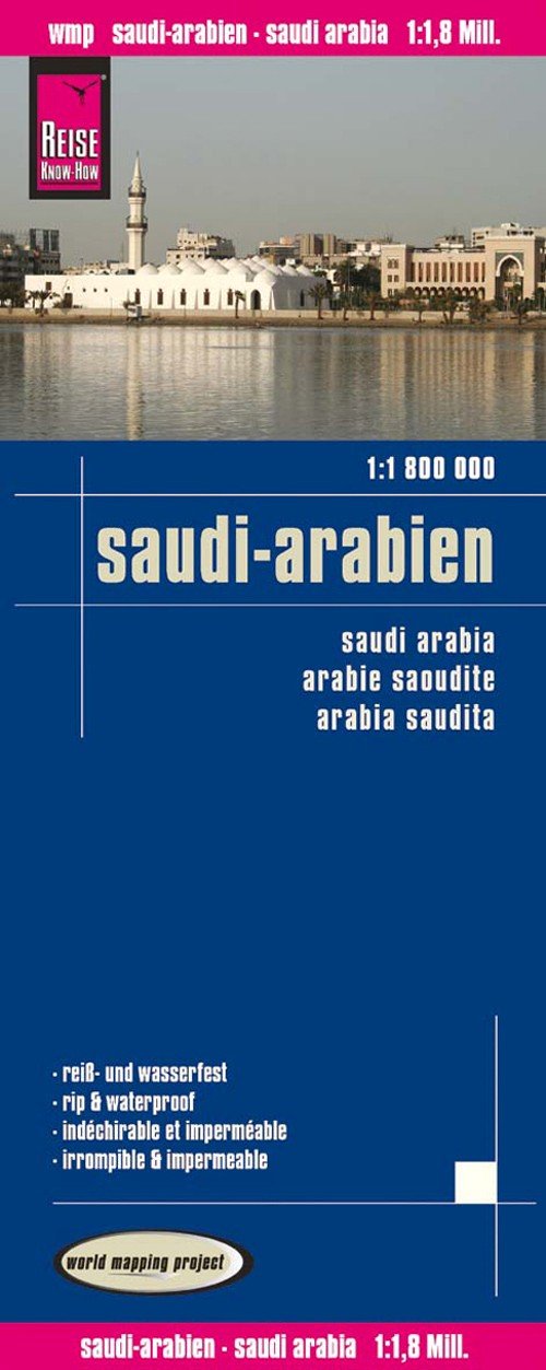 Cover for Reise Know-How · Saudi Arabia (1:1.800.000) (Map) [1. wydanie] (2009)