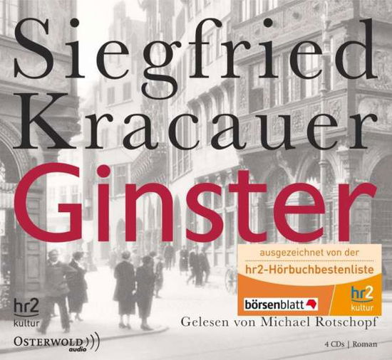 Kracauer:ginster, - Siegfried Kracauer - Música -  - 9783869520193 - 