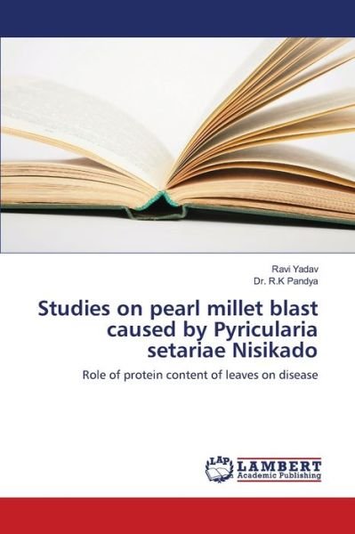 Cover for Yadav · Studies on pearl millet blast cau (Bok) (2020)