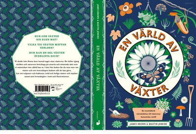 Cover for Martin Jenkins · En värld av växter (Innbunden bok) (2023)