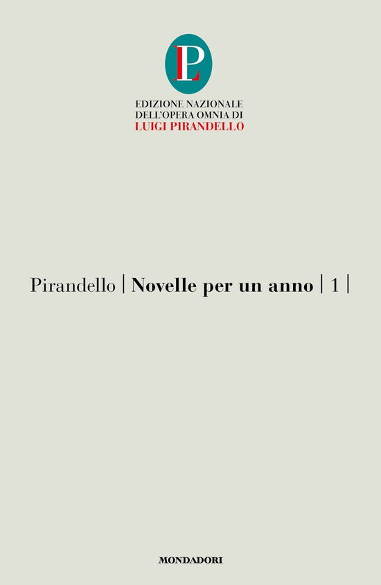 Cover for Luigi Pirandello · Novelle Per Un Anno #01 (Book)