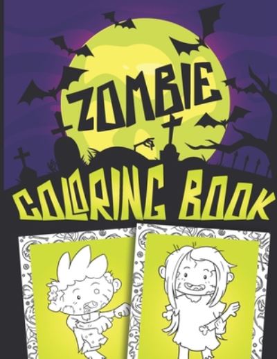 Cover for Happy Time Co · Zombie Coloring Book (Paperback Book) (2020)