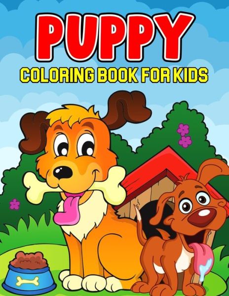 Cover for Cheesy Bear · Puppy Coloring Book for Kids (Paperback Bog) (2021)