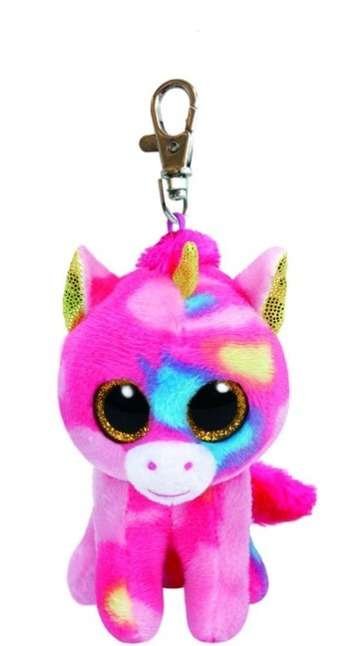 Ty Beanie Boos Fantasia Rainbow Unicorn Keychain - Ty - Merchandise - Ty Inc. - 0008421366194 - 
