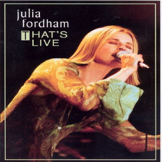 Cover for Fordham Julia · That's Live (DVD) (2005)