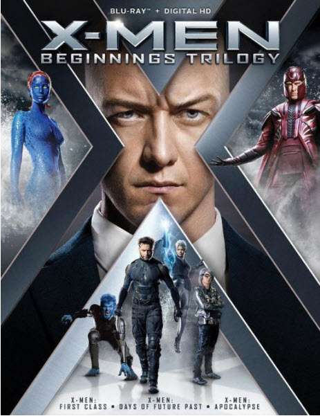 Cover for X-men: Beginnings Trilogy (Blu-ray) (2016)