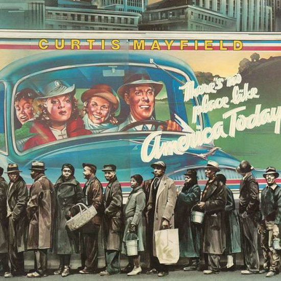 Cover for Curtis Mayfield · Theres No Place Like America (Blue Vinyl) (LP) (2021)