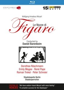 Cover for Mozart / Barenboim / Pape / Roschmann / Magee · Le Nozze Di Figaro (Blu-ray) (2016)