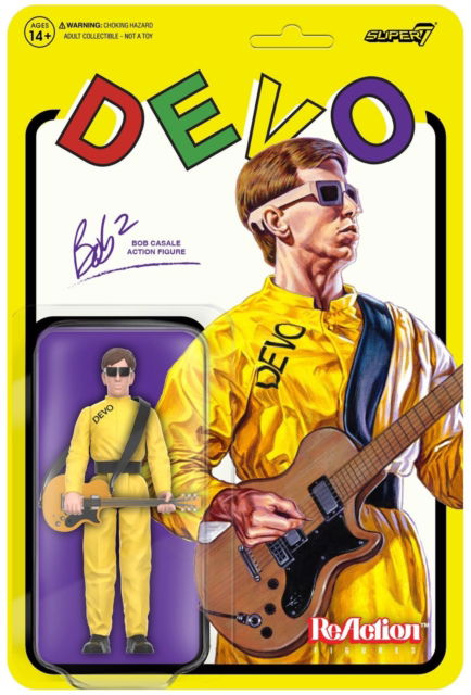 Devo Satisfactio Bob Casale Reaction Figure - Devo - Fanituote - SUPER 7 - 0840049834194 - keskiviikko 30. elokuuta 2023