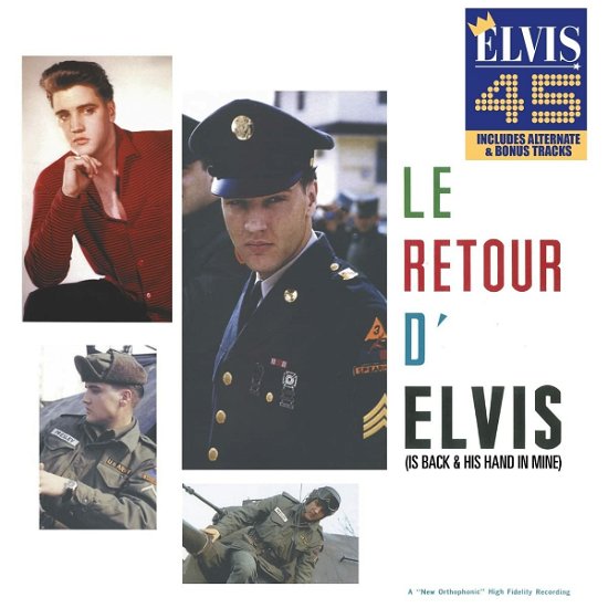Cover for Elvis Presley · Le Retour D'elvis / His Hand in Mine (CD) (2022)