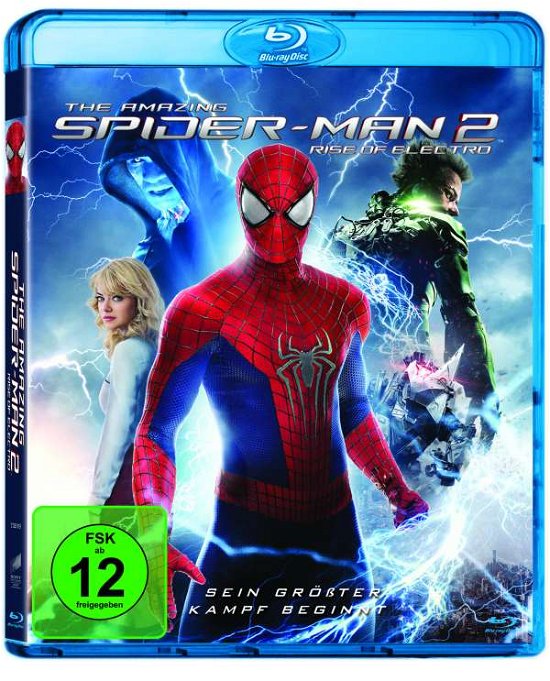 Cover for The Amazing Spider-man 2: Rise Of Electro (Blu-ray) (2014)
