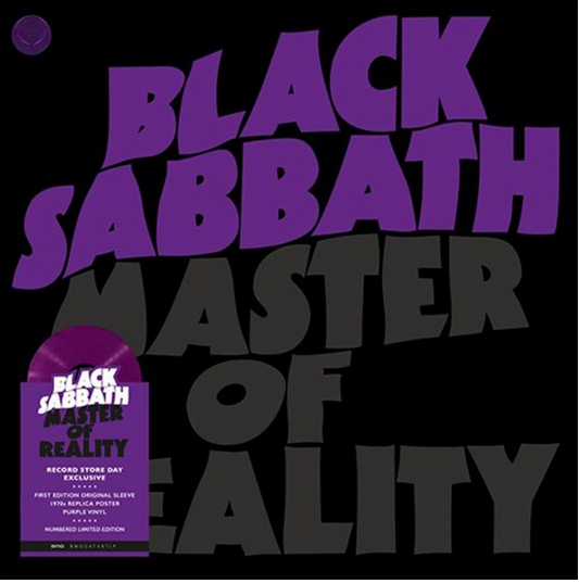 Master Of Reality (Purple Vinyl) (RSD2021) - Black Sabbath - Musiikki - SANCTUARY - 4050538658194 - lauantai 17. heinäkuuta 2021