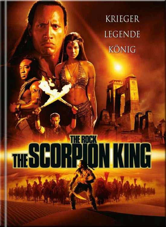 The Scorpion King - 4k Ltd. Mediabook (Cover C) - Johnson,dwayne / Hu,kelly / Duncan,clarke - Film - HANSESOUND KAUF - 4250124330194 - 25. mars 2022