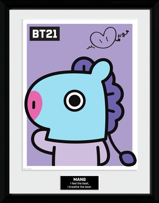 BT21 Mang Framed Print 30cm x 40cm - Bt21 - Produtos - BT21 - 5028486423194 - 11 de outubro de 2019