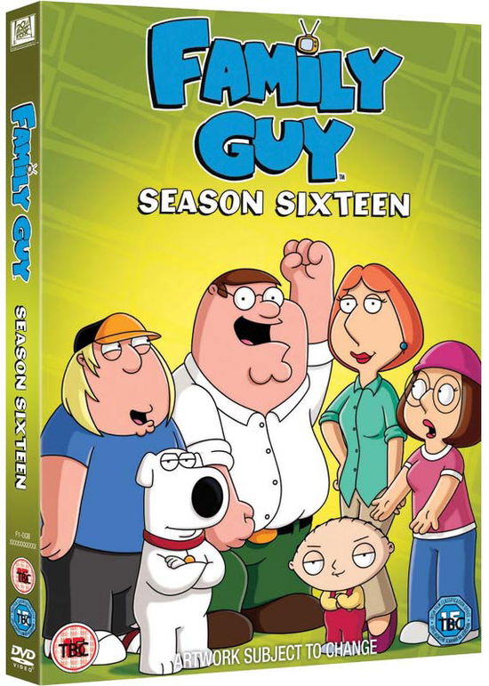 Family Guy Season 16 - Family Guy - Season 16 - Elokuva - 20th Century Fox - 5039036077194 - maanantai 7. marraskuuta 2016