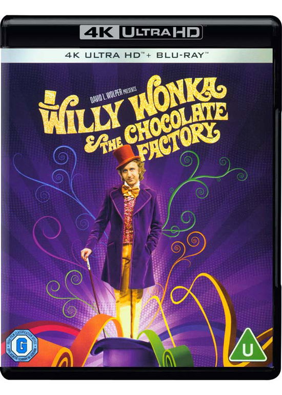 Cover for Willy Wonka  the Chocolate Factory Uhd · Willy Wonka &amp; The Chocolate Factory (Blu-ray) (2021)