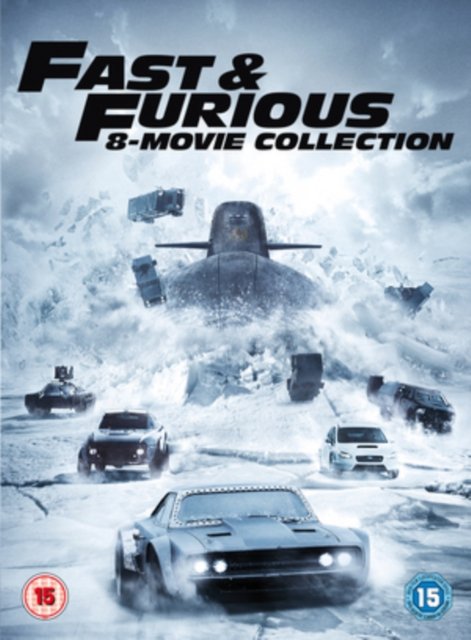Cover for Fast &amp; Furious - 8 Film Collec · Fast and Furious 1 to 8 Movie Collection (DVD) (2017)
