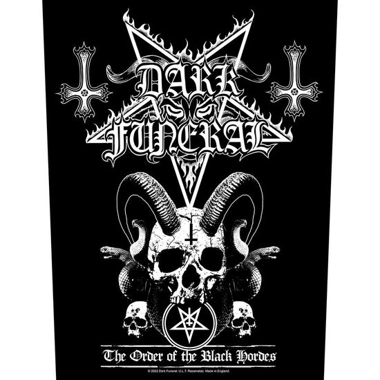 Dark Funeral Back Patch: Order Of The Black Hordes - Dark Funeral - Merchandise -  - 5056365727194 - 