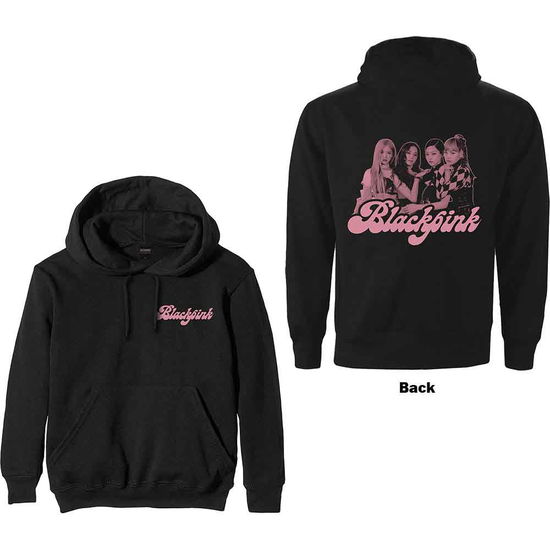 BlackPink Unisex Pullover Hoodie: Photo Back (Back Print) - BlackPink - Merchandise -  - 5056368630194 - 