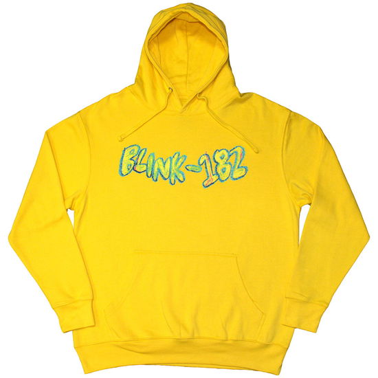 Cover for Blink-182 · Blink-182 Unisex Pullover Hoodie: Crayon (Yellow) (Hoodie) [size S] (2025)