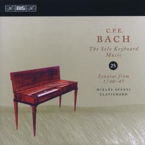 Cover for Miklos Spanyi · Bachthe Solo Keyboard Music Vol 25 (CD) (2012)