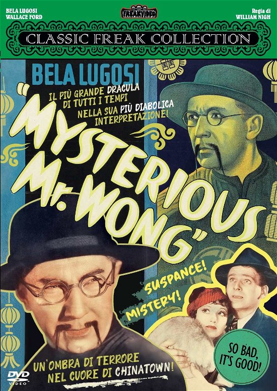 Cover for Lugosi,Ford,Judge,Warren,Long · Mysterious Mr. Wong (DVD) (2020)