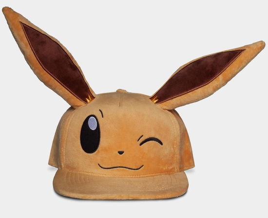 POKEMON - Eevee Winking - Plush Premium Snapback - Pokemon - Merchandise -  - 8718526207194 - 