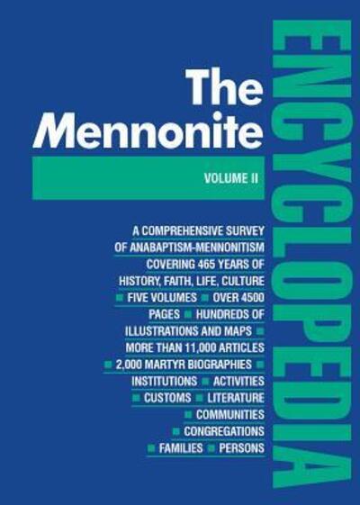 Cover for Harold S. Bender · Mennonite Encyclopedia (Volume II) (Hardcover Book) (1956)