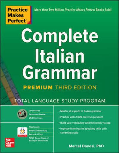 Cover for Marcel Danesi · Practice Makes Perfect: Complete Italian Grammar, Premium Third Edition (Taschenbuch) (2020)
