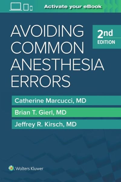 Cover for Catherine Marcucci · Avoiding Common Anesthesia Errors (Paperback Book) (2019)