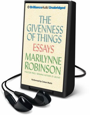 Cover for Marilynne Robinson · The Givenness of Things (N/A) (2016)