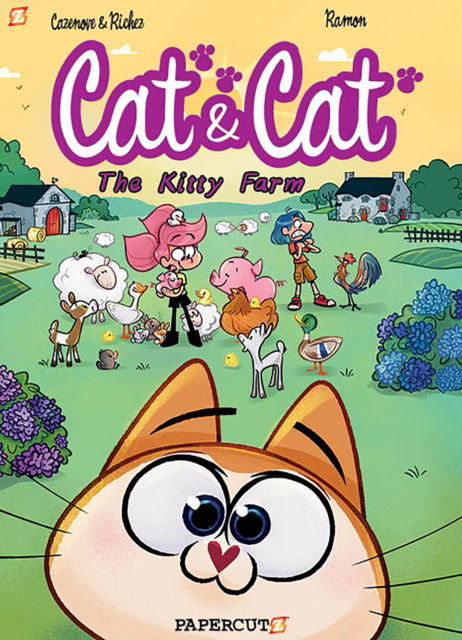 Cat and Cat #5: Kitty Farm - Christophe Cazenove - Bøker - Papercutz - 9781545810194 - 4. april 2023