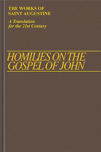 Cover for Saint Augustine · Homilies on the Gosp. John 1-40 (Works of St. Augustine: a Translation for the 21st Century) (Hardcover Book) (2009)