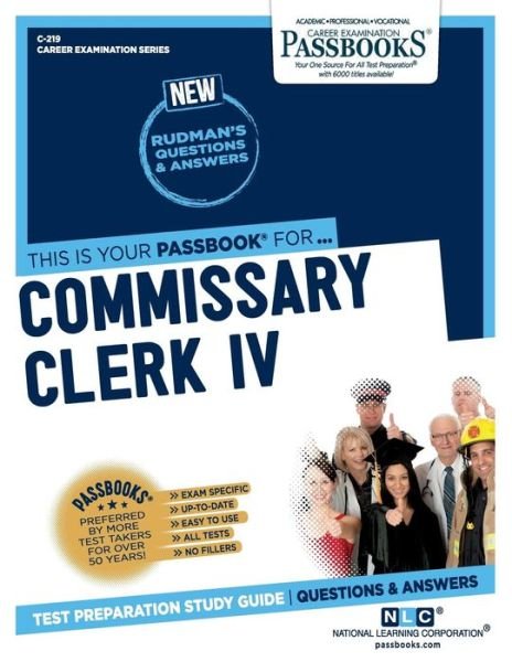 Cover for National Learning Corporation · Commissary Clerk IV (Paperback Bog) (2018)