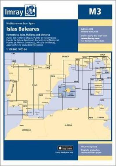 Cover for Imray Laurie Norie &amp; Wilson Ltd · Imray Chart M3: Islas Baleares - Formentera, Ibiza, Mallorca, Menorca - M Series (Map) [New edition] (2018)