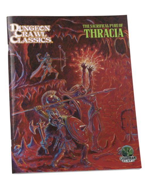 Cover for Scott Moore · Dungeon Crawl Classics #110: The Sacrificial Pyre of Thracia - DCC DUNGEON CRAWL CLASSICS (Paperback Book) (2025)