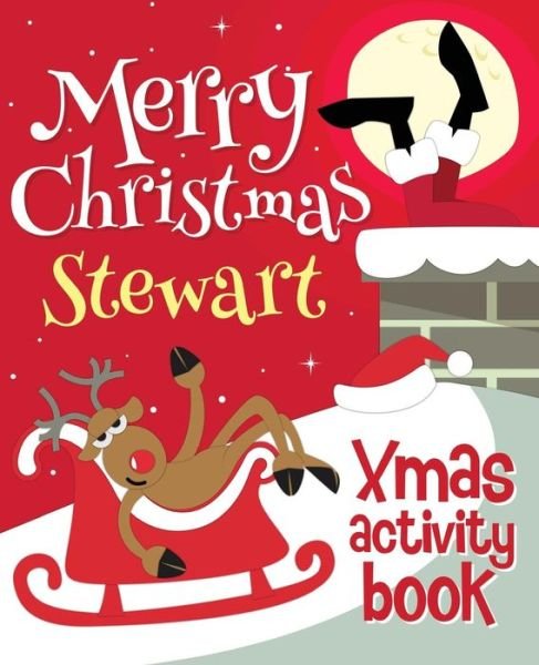 Cover for Xmasst · Merry Christmas Stewart - Xmas Activity Book (Paperback Book) (2017)
