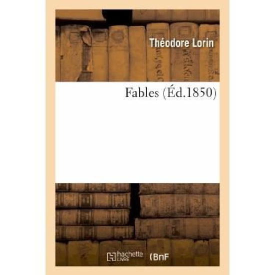 Cover for Lorin-t · Fables (Paperback Book) [French edition] (2013)