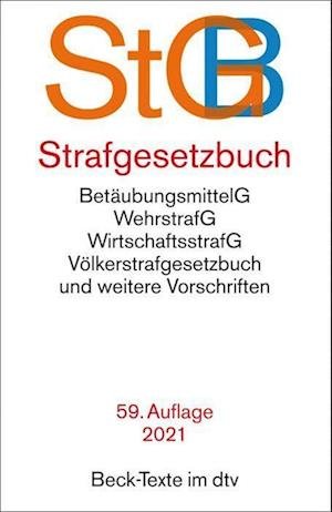 Cover for Dtv Verlagsgesellschaft · Strafgesetzbuch (Paperback Bog) (2021)