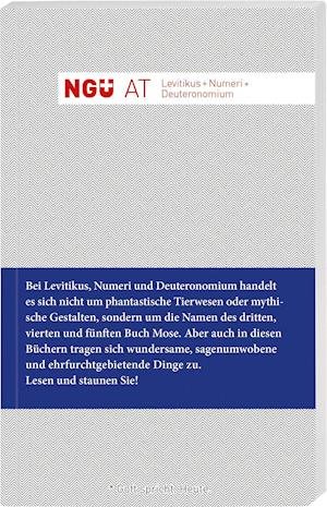Cover for Deutsche Bibelges. · NGÜ AT: Levitikus + Numeri + Deuteronomium (Taschenbuch) (2021)