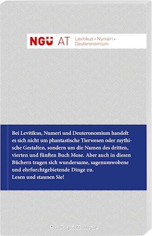 Cover for Deutsche Bibelges. · NGÜ AT: Levitikus + Numeri + Deuteronomium (Paperback Book) (2021)