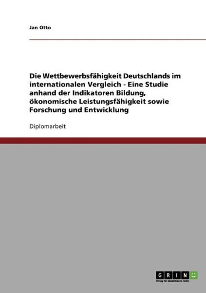Cover for Otto · Die Wettbewerbsfähigkeit Deutschla (Buch) [German edition] (2013)