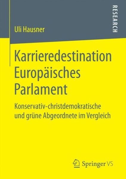 Cover for Hausner · Karrieredestination Europäische (Book) (2016)
