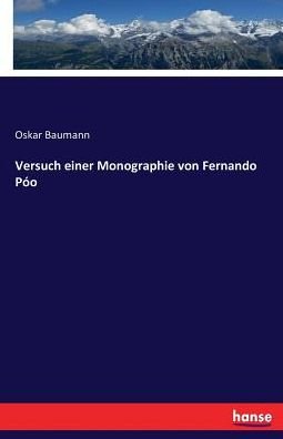 Cover for Baumann · Versuch einer Monographie von F (Bok) (2016)