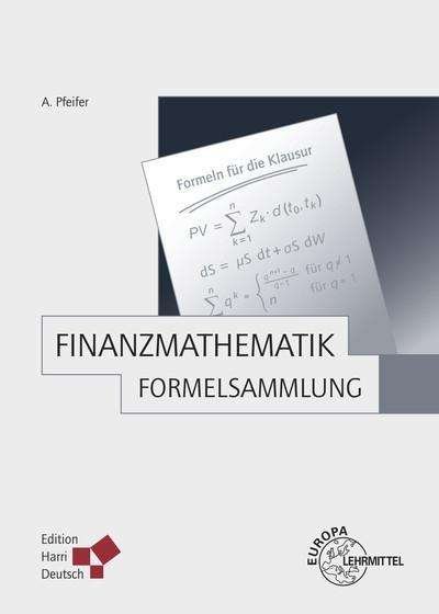 Cover for Pfeifer · Finanzmathematik - Formelsammlu (Book)