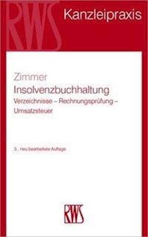 Cover for Zimmer · Insolvenzbuchhaltung (Bog)