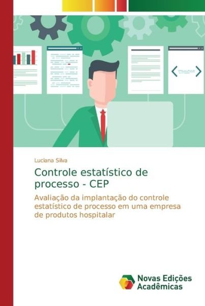 Cover for Silva · Controle estatístico de processo (Bok) (2018)