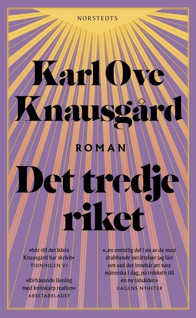 Cover for Karl Ove Knausgård · Det tredje riket (Paperback Book) (2024)